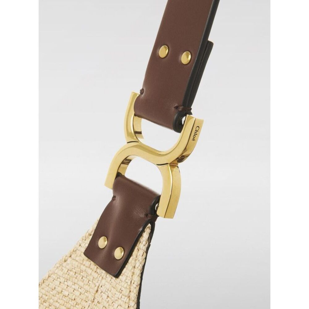 Chloe Shoulder Bag Woman Beige - Picture 3 of 4